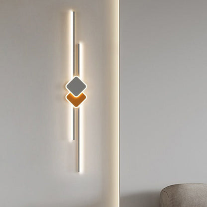 Aluminum Long Strip Linear Bar LED Wall Sconce Lamp