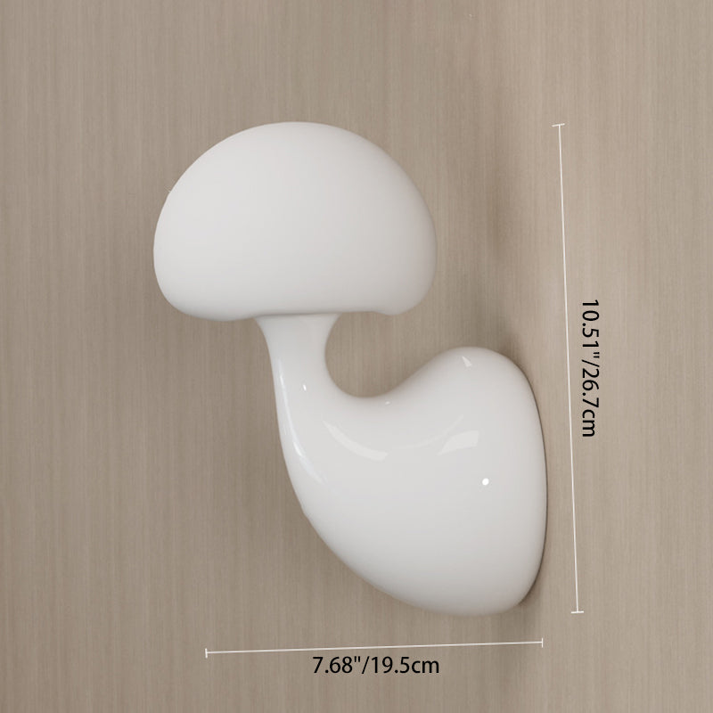 Creative Ceramic Mushroom 1-Light Wall Sconce Lamp