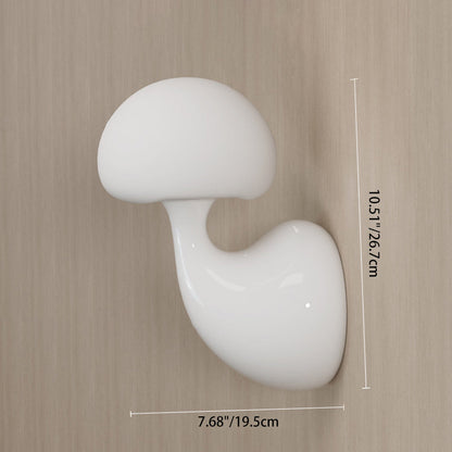 Creative Ceramic Mushroom 1-Light Wall Sconce Lamp
