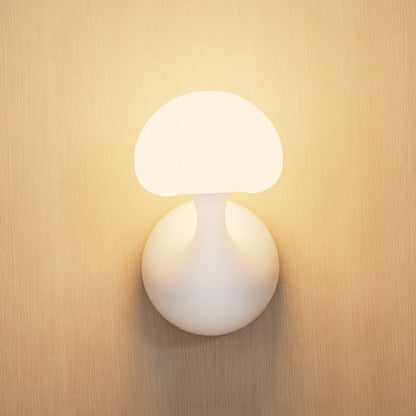 Creative Ceramic Mushroom 1-Light Wall Sconce Lamp