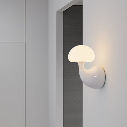 Creative Ceramic Mushroom 1-Light Wall Sconce Lamp