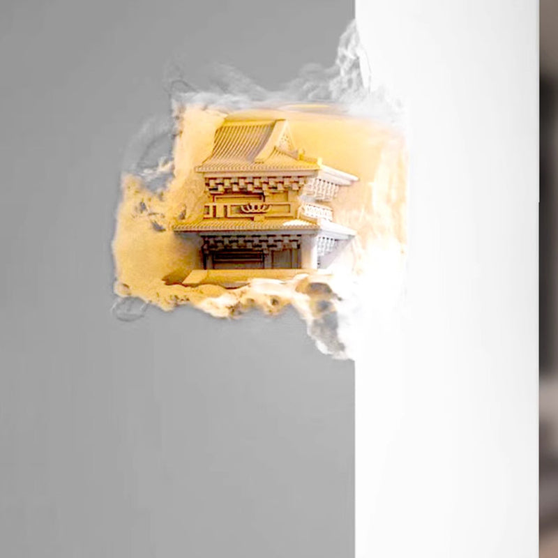 Embedded Pavilion LED Human Body Sensor Wall Sconce Lamp