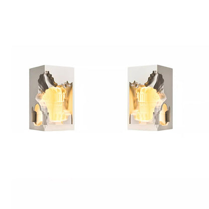 Plaster Castle Palace 1-Light Embedded Wall Sconce Lamp