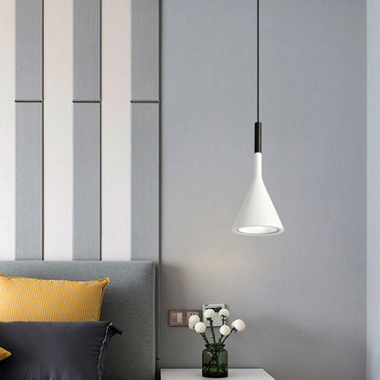 Hardware Resin Conical Shade 1-Light Wall Sconce Lamp