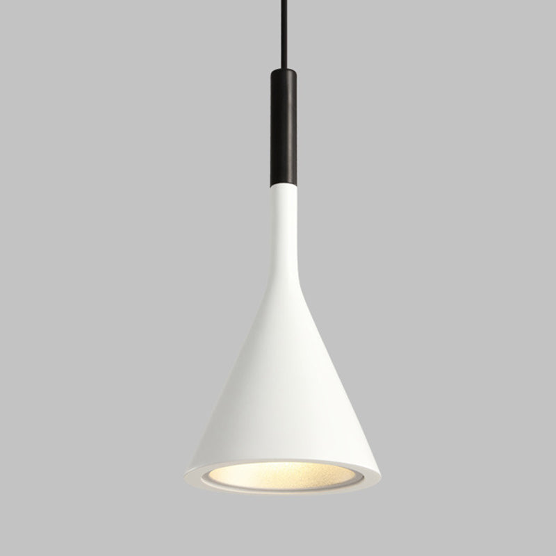 Hardware Resin Conical Shade 1-Light Wall Sconce Lamp