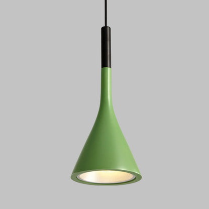 Hardware Resin Conical Shade 1-Light Wall Sconce Lamp