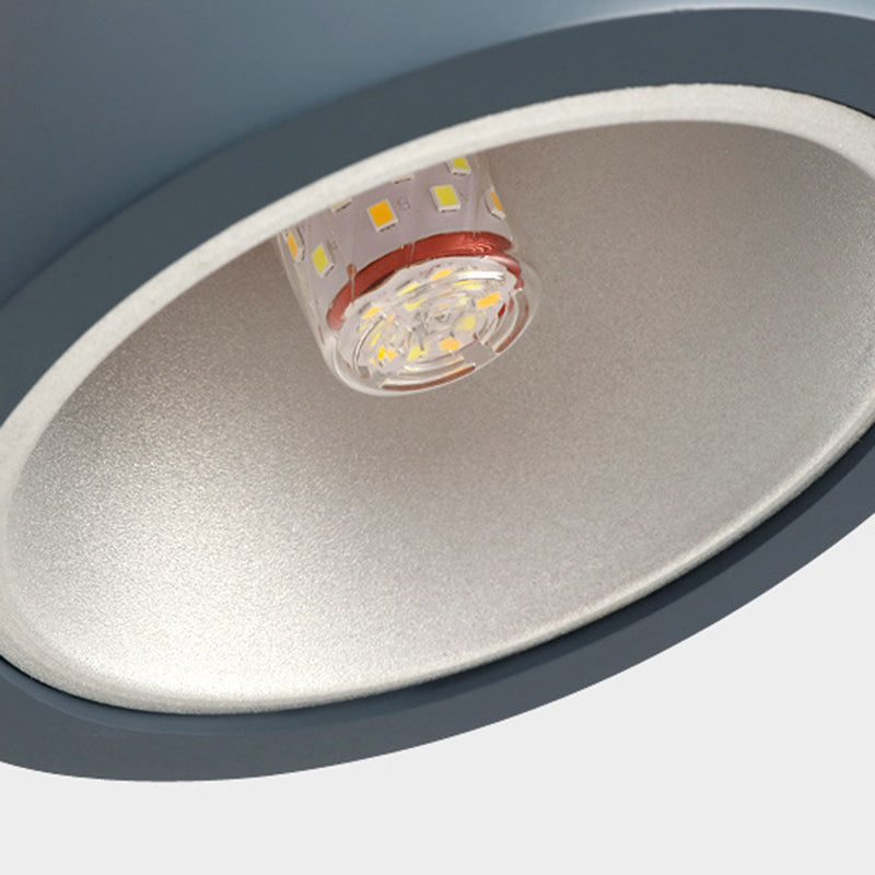 Hardware Resin Conical Shade 1-Light Wall Sconce Lamp