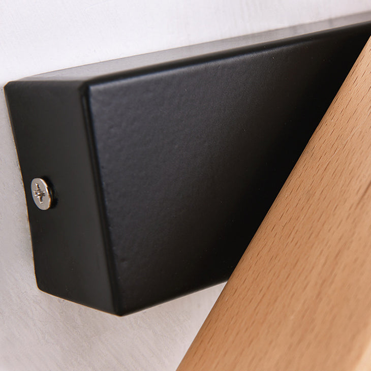 Wood Long Strip LED Rotation Wall Sconce Lamp Reading Light