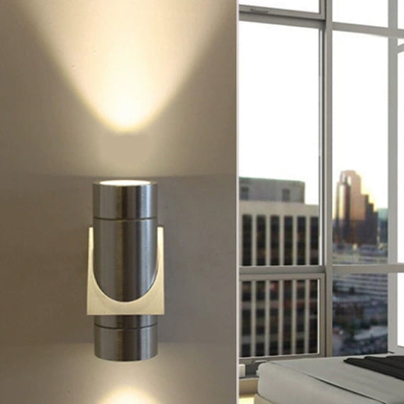 Aluminum LED Up And Down Illuminated LED Wall Sconce Lamp