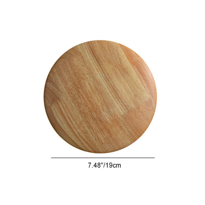 Japanese Circle Wood Grain Iron LED Wall Sconce Lamp