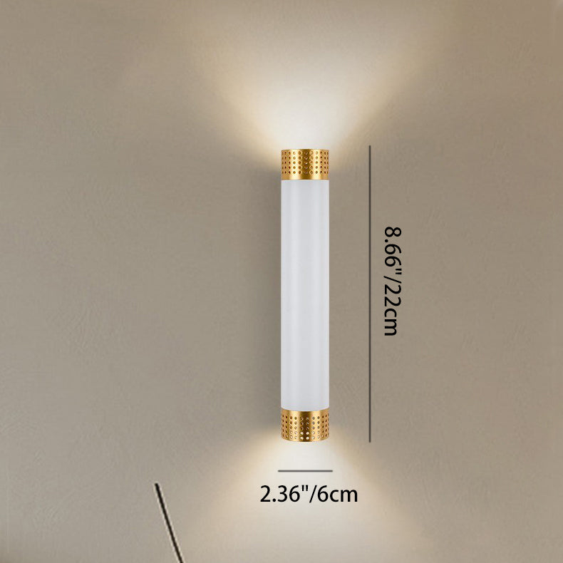 Aluminum LED Up And Down Illuminated Wall Sconce Lamp