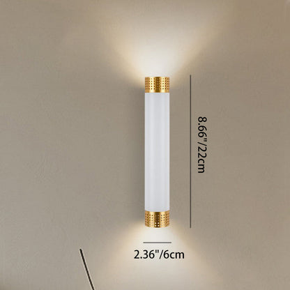 Aluminum LED Up And Down Illuminated Wall Sconce Lamp