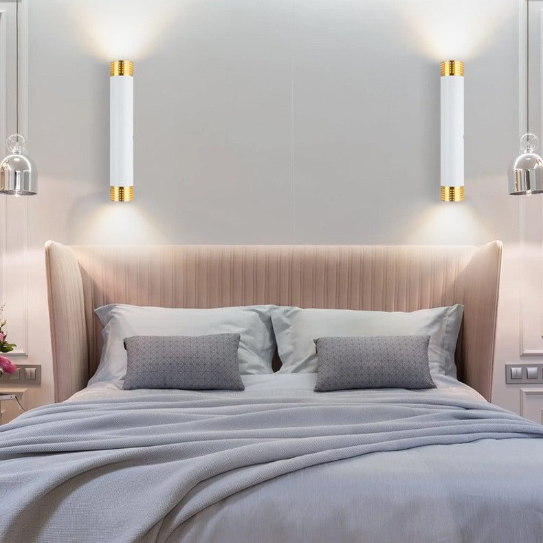 Aluminum LED Up And Down Illuminated Wall Sconce Lamp