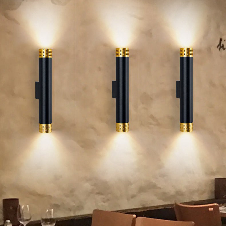 Aluminum LED Up And Down Illuminated Wall Sconce Lamp