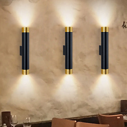 Aluminum LED Up And Down Illuminated Wall Sconce Lamp