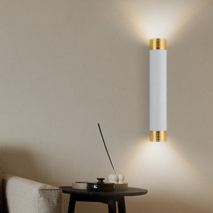 Aluminum LED Up And Down Illuminated Wall Sconce Lamp