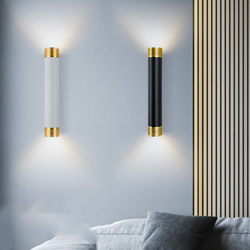 Aluminum LED Up And Down Illuminated Wall Sconce Lamp
