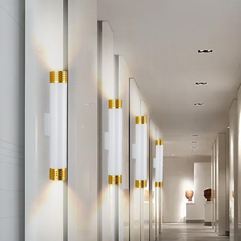 Aluminum LED Up And Down Illuminated Wall Sconce Lamp