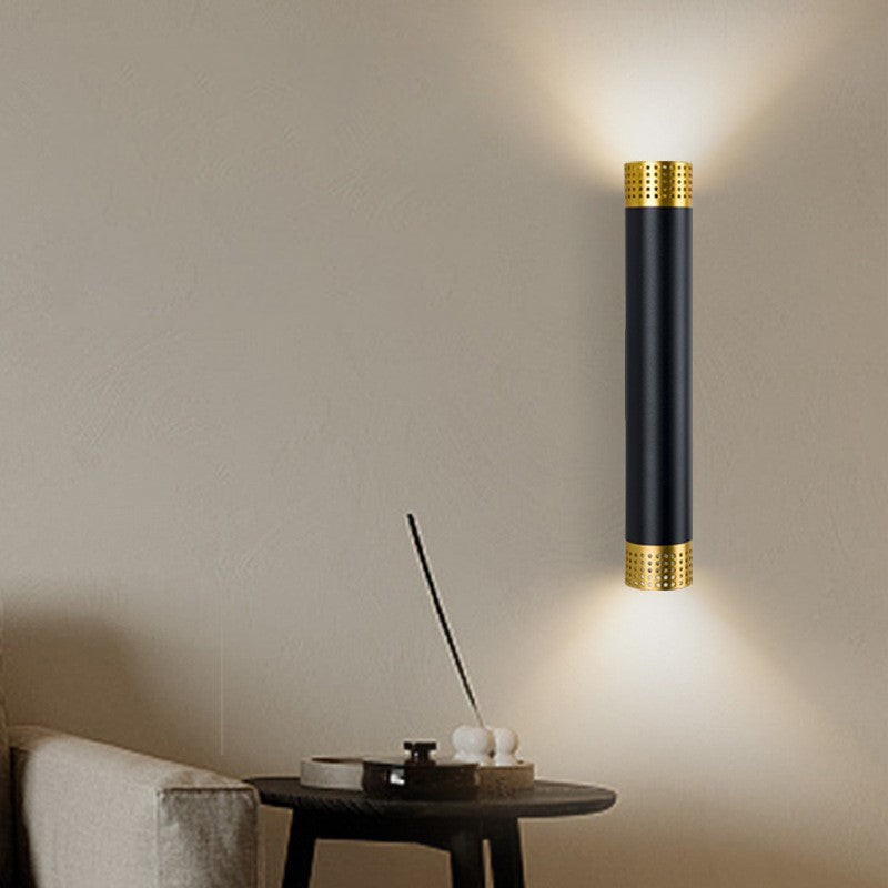 Aluminum LED Up And Down Illuminated Wall Sconce Lamp