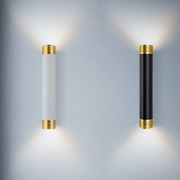 Aluminum LED Up And Down Illuminated Wall Sconce Lamp