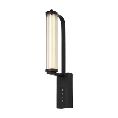 Luxury Iron PVC Long Strip LED Wall Sconce Lamp
