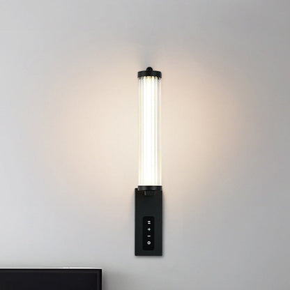 Luxury Iron PVC Long Strip LED Wall Sconce Lamp