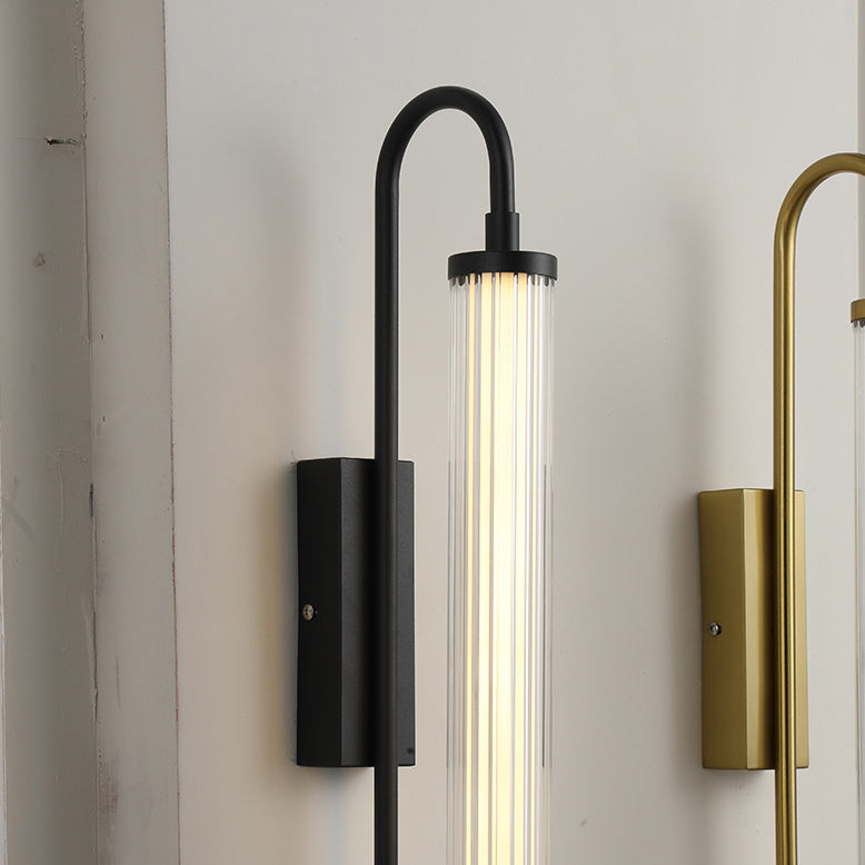 Luxury Iron PVC Long Strip LED Wall Sconce Lamp