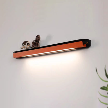 Minimalist Iron Acrylic Straight Line LED Wall Sconce Lamp