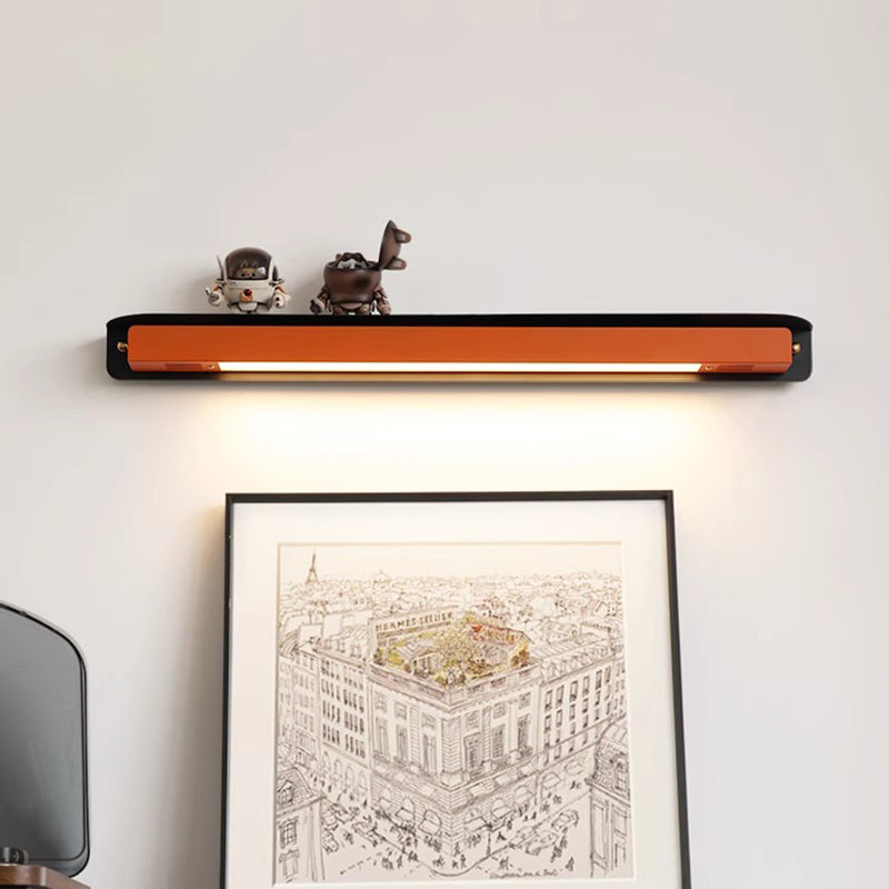 Minimalist Iron Acrylic Straight Line LED Wall Sconce Lamp
