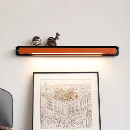 Minimalist Iron Acrylic Straight Line LED Wall Sconce Lamp