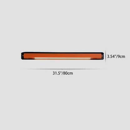 Minimalist Iron Acrylic Straight Line LED Wall Sconce Lamp