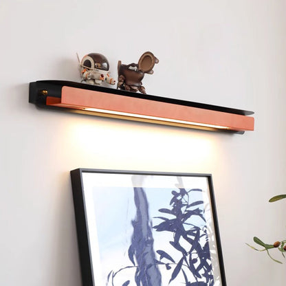 Minimalist Iron Acrylic Straight Line LED Wall Sconce Lamp