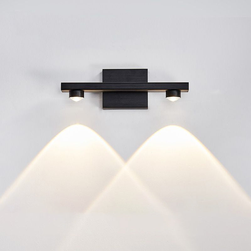 Aluminum LED Up And Down Illuminated Wall Sconce Lamp