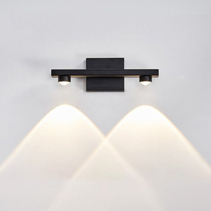 Aluminum LED Up And Down Illuminated Wall Sconce Lamp