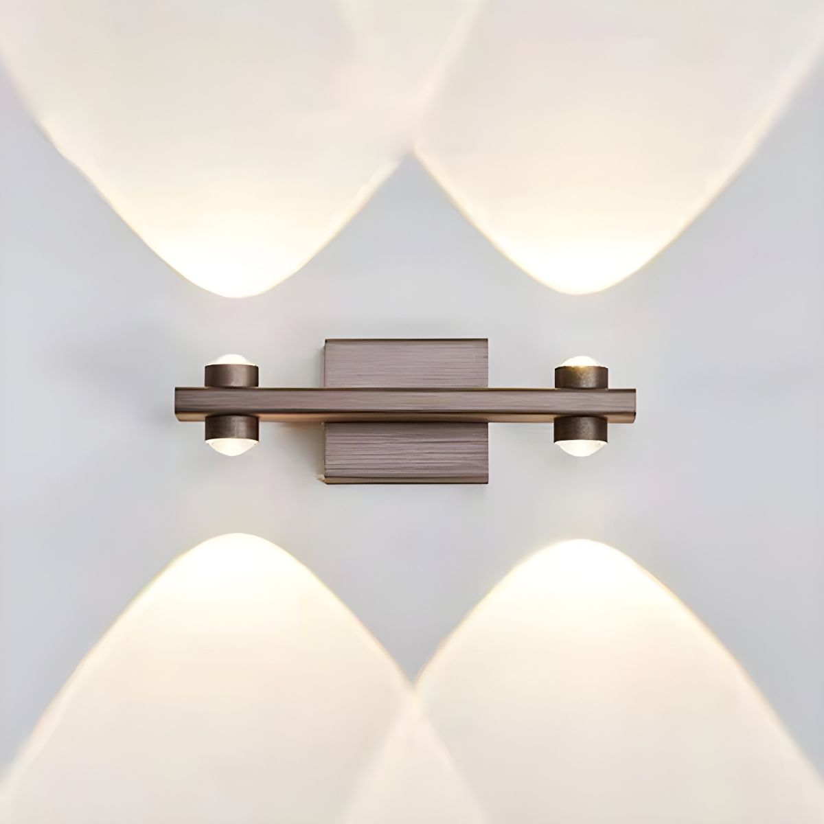 Aluminum LED Up And Down Illuminated Wall Sconce Lamp