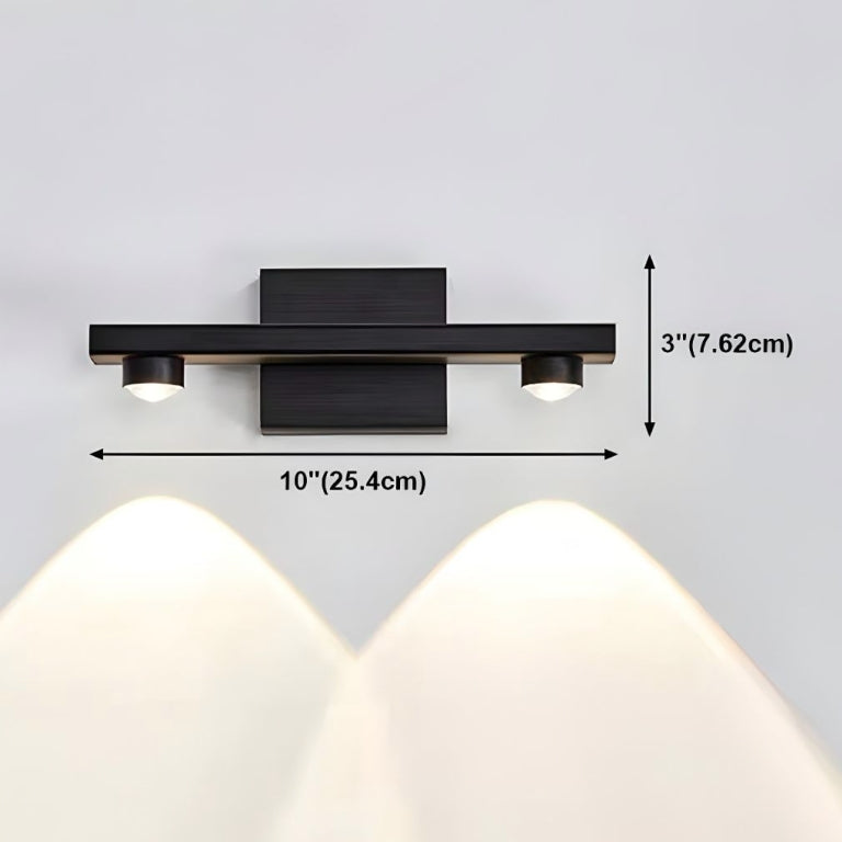 Aluminum LED Up And Down Illuminated Wall Sconce Lamp
