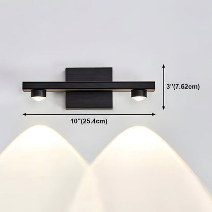 Aluminum LED Up And Down Illuminated Wall Sconce Lamp