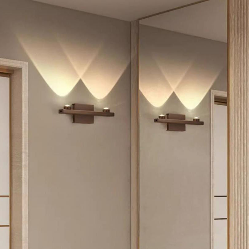Aluminum LED Up And Down Illuminated Wall Sconce Lamp