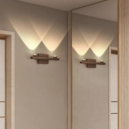 Aluminum LED Up And Down Illuminated Wall Sconce Lamp
