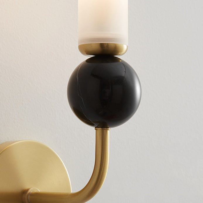 Simplicity Acrylic Cylinder Shade 1-Light Wall Sconce Lamp