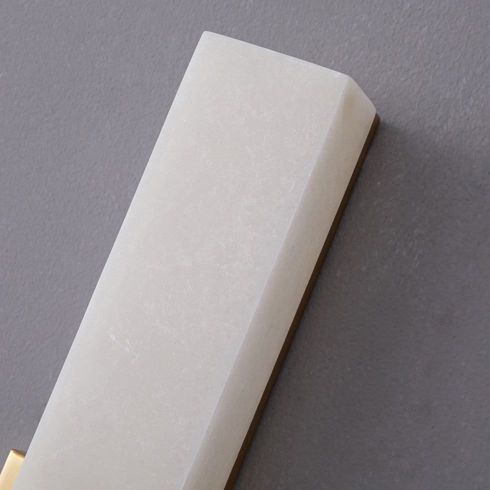 Column Imitation Marble Shade Hardware LED Wall Sconce Lamp