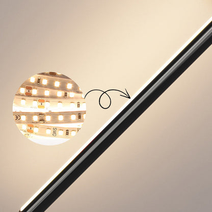 Minimalist Iron Aluminum Straight Line LED Wall Sconce Lamp