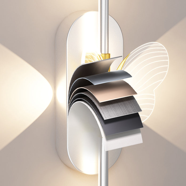 Minimalist Iron Aluminum Straight Line LED Wall Sconce Lamp