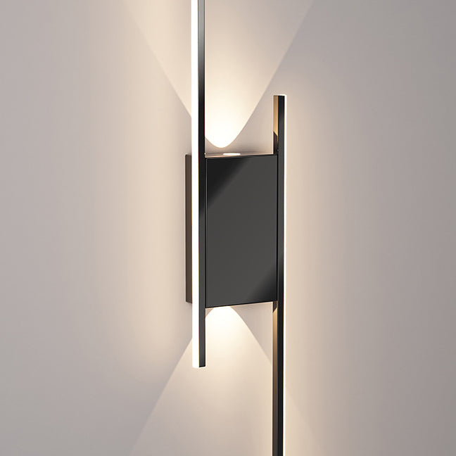 Simplicity Arc Strip Iron Aluminum LED Wall Sconce Lamp
