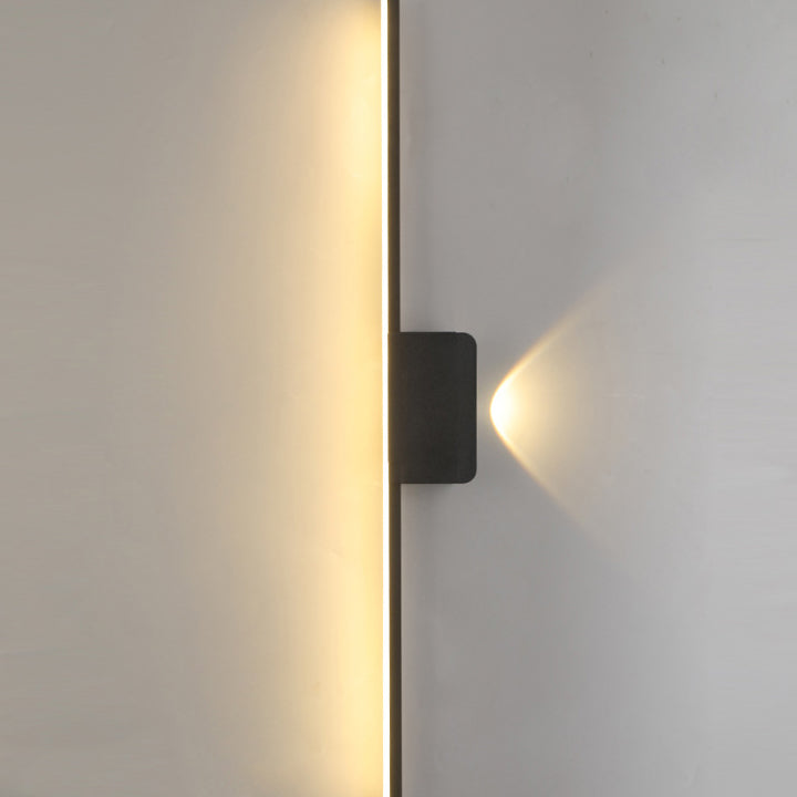 Aluminum Linear Silicone Strip LED Wall Sconce Lamp