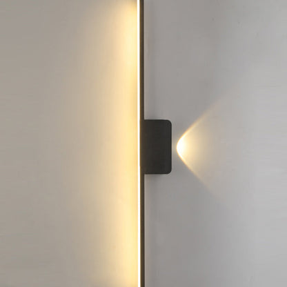 Aluminum Linear Silicone Strip LED Wall Sconce Lamp