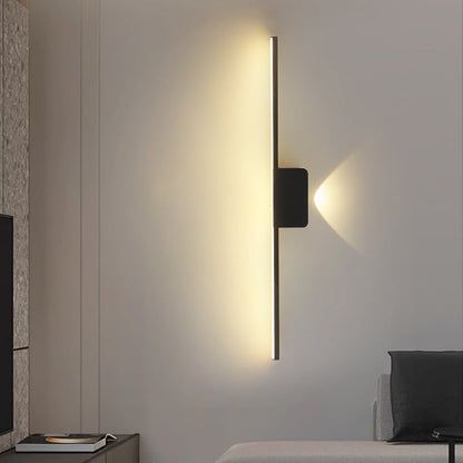Aluminum Linear Silicone Strip LED Wall Sconce Lamp