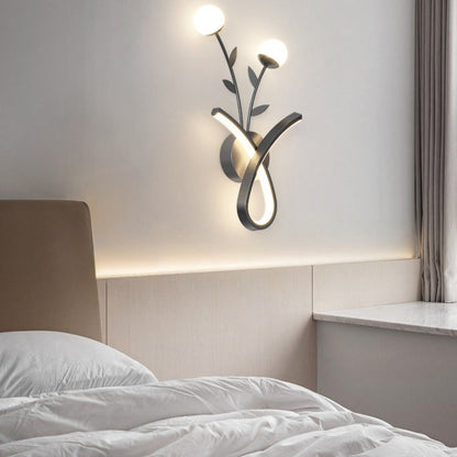Creative Iron Acrylic Flower Shade LED Wall Sconce Lamp