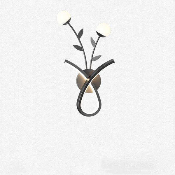 Creative Iron Acrylic Flower Shade LED Wall Sconce Lamp