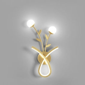Creative Iron Acrylic Flower Shade LED Wall Sconce Lamp